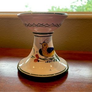 Vintage Deruta Candlestick Holder Made in Italy